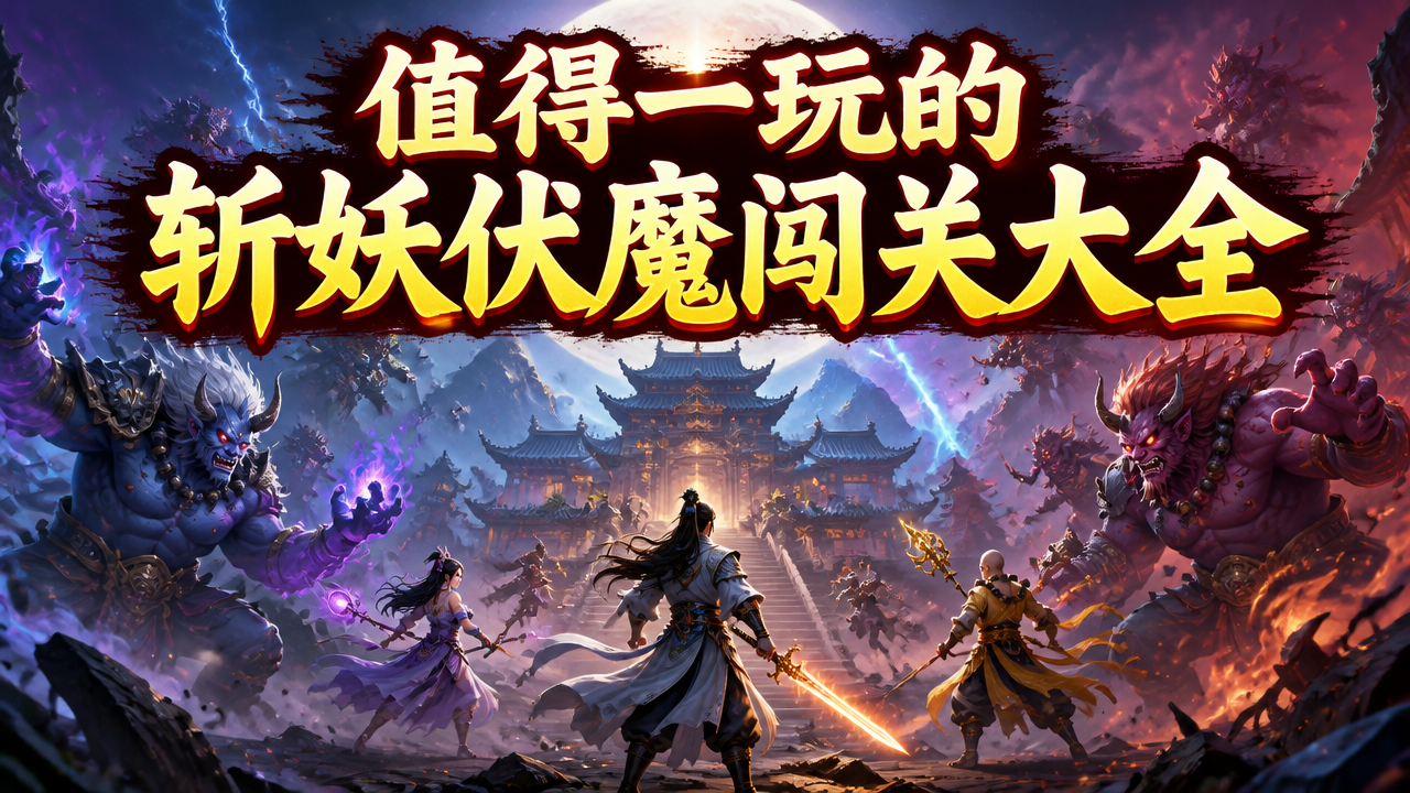 值得一玩的斩妖伏魔闯关大全