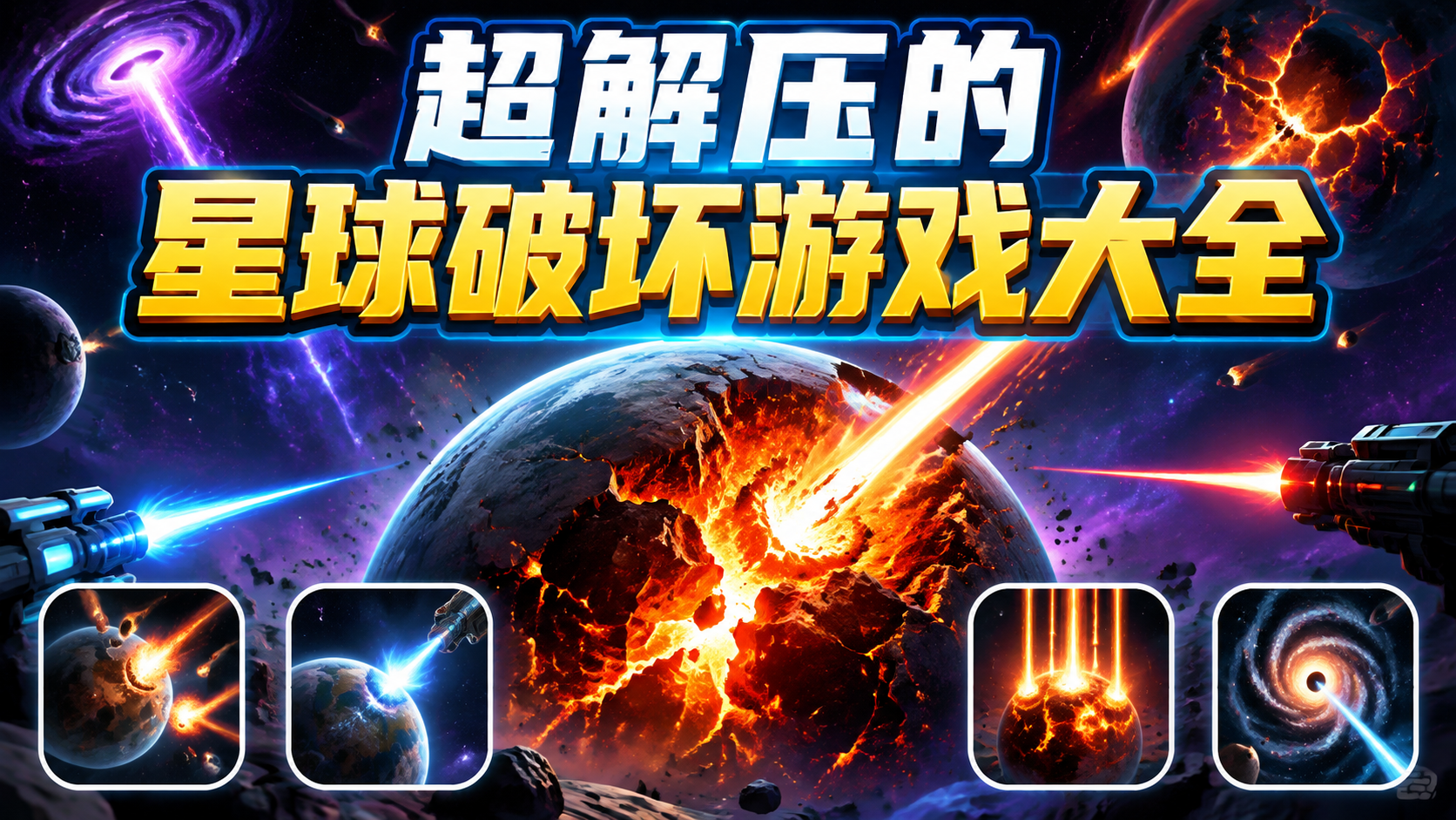 超解压的星球破坏游戏大全