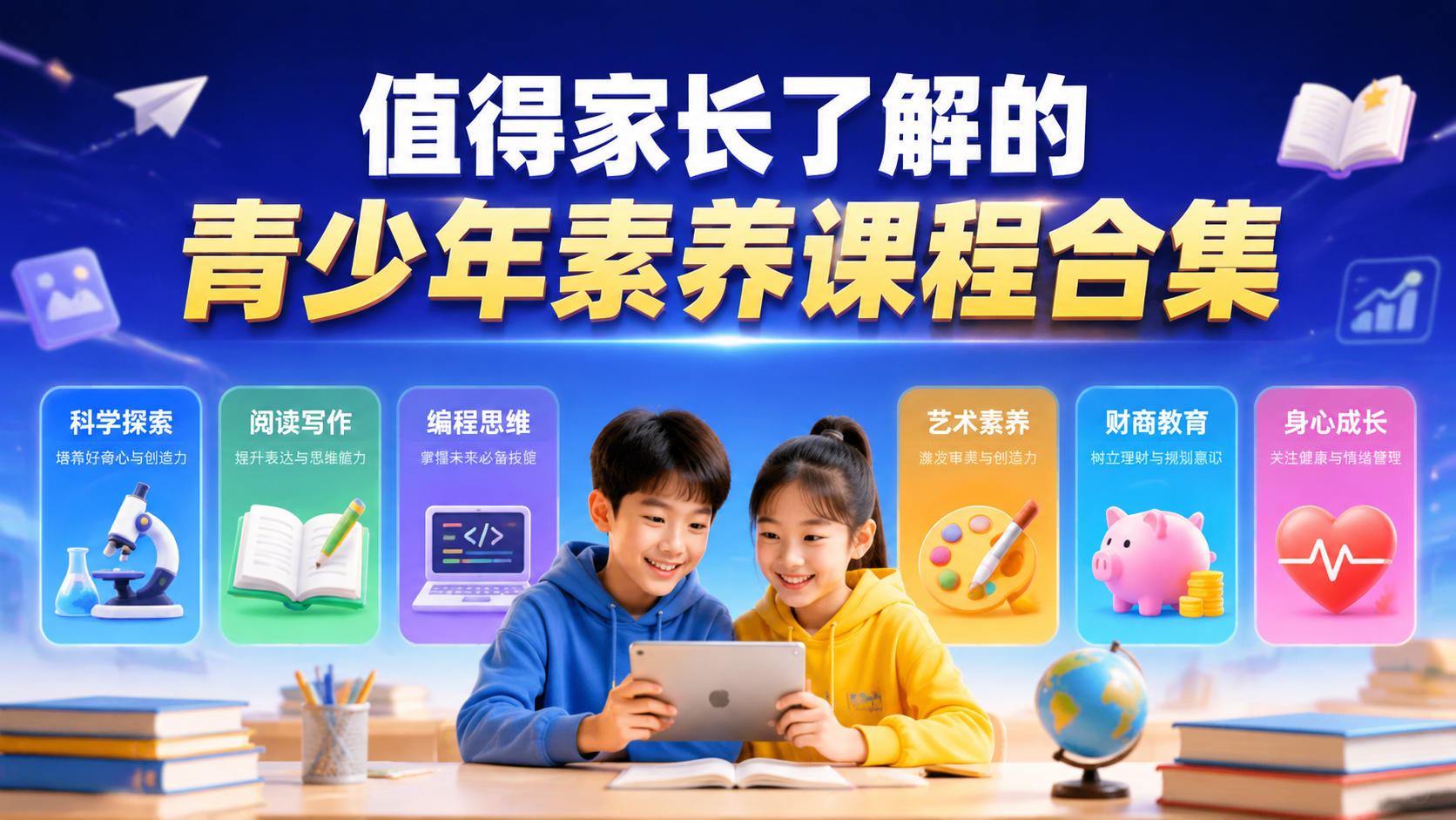 值得家长了解的青少年素养课程合集