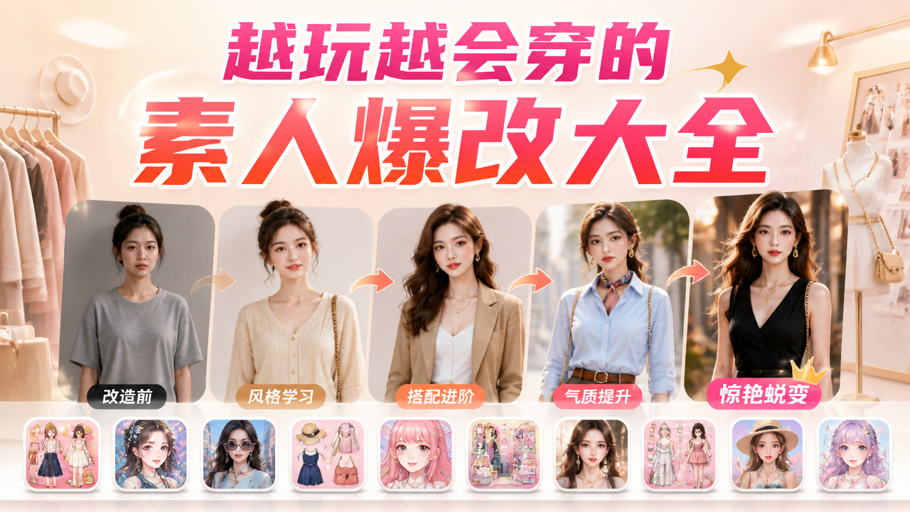 越玩越会穿的素人爆改大全