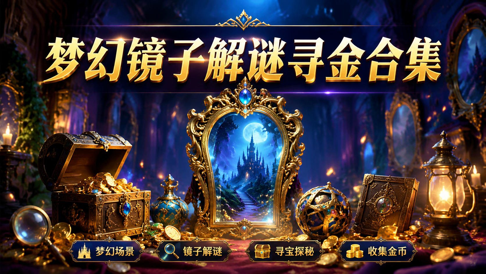 梦幻镜子解谜寻金合集