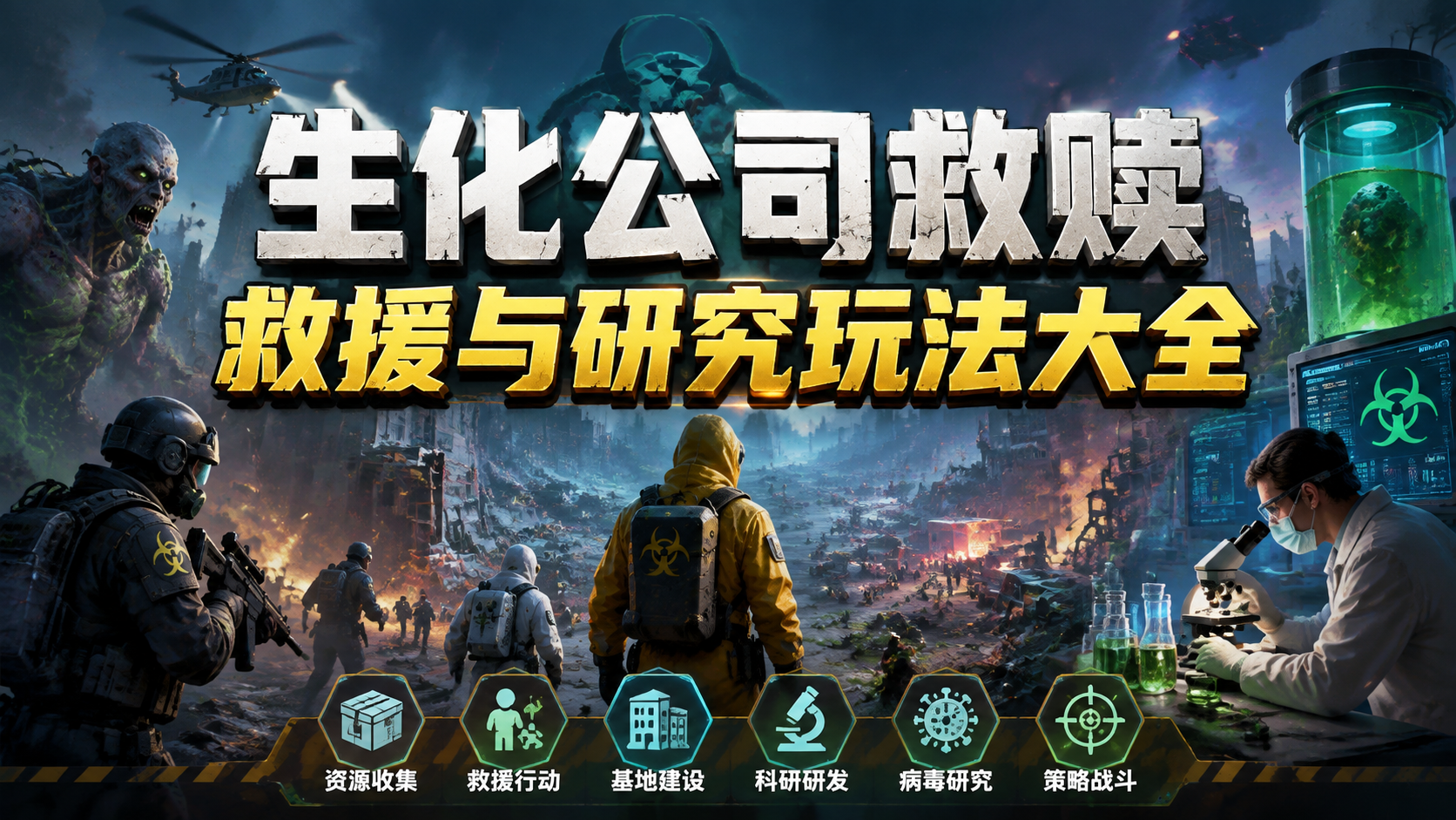 生化公司救赎救援与研究玩法大全