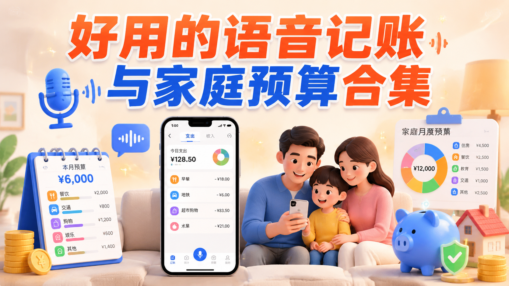 好用的语音记账与家庭预算合集