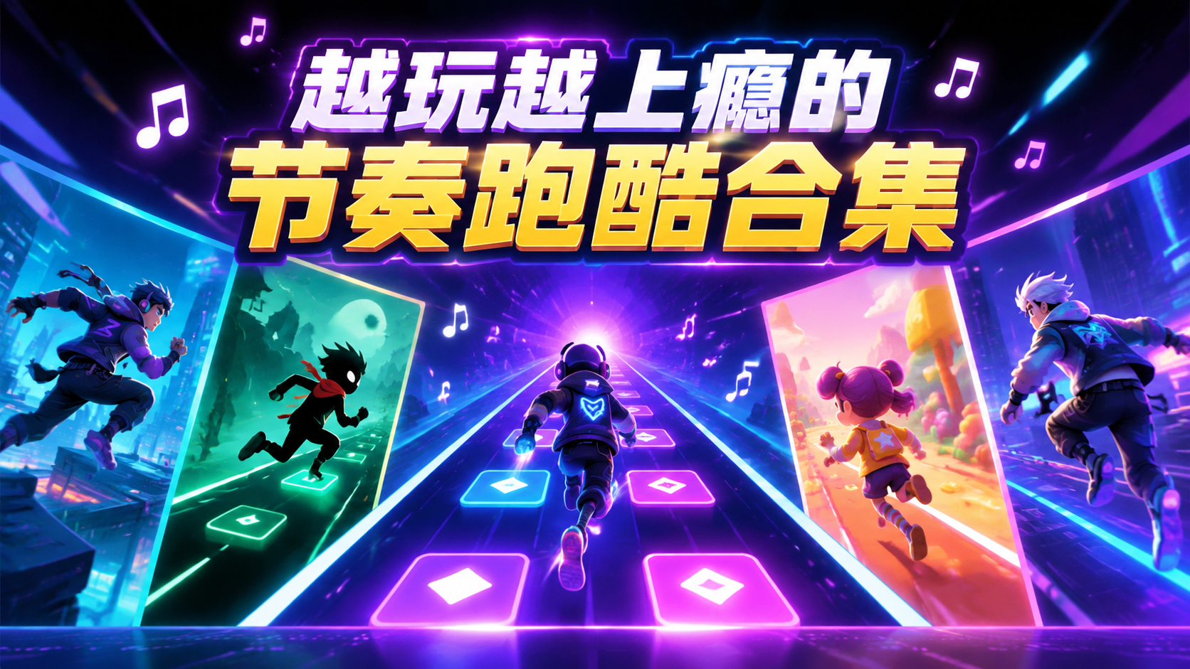 越玩越上瘾的节奏跑酷合集