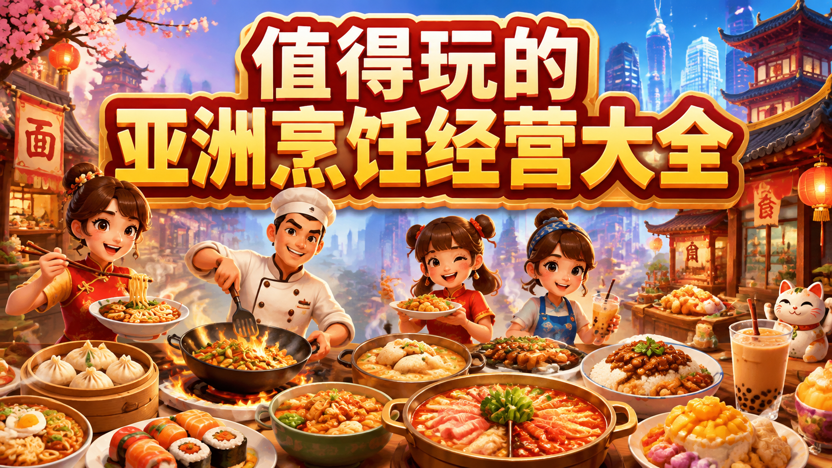 值得玩的亚洲烹饪经营大全