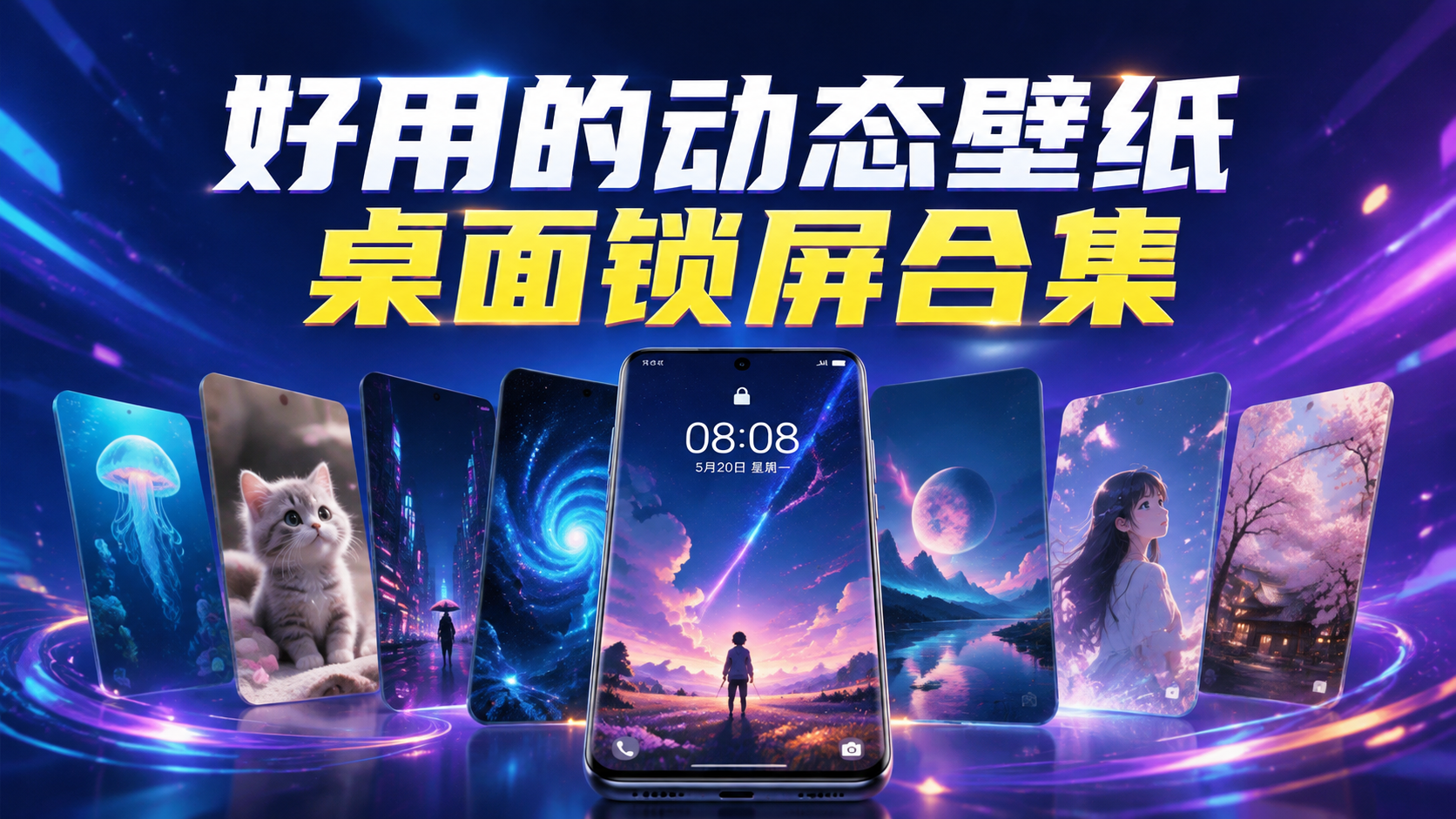 好用的动态壁纸桌面锁屏合集
