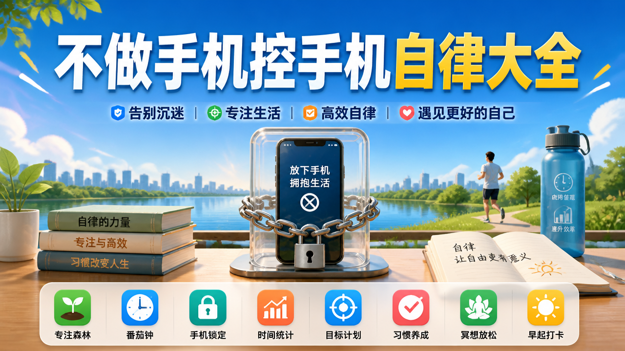 不做手机控手机自律大全