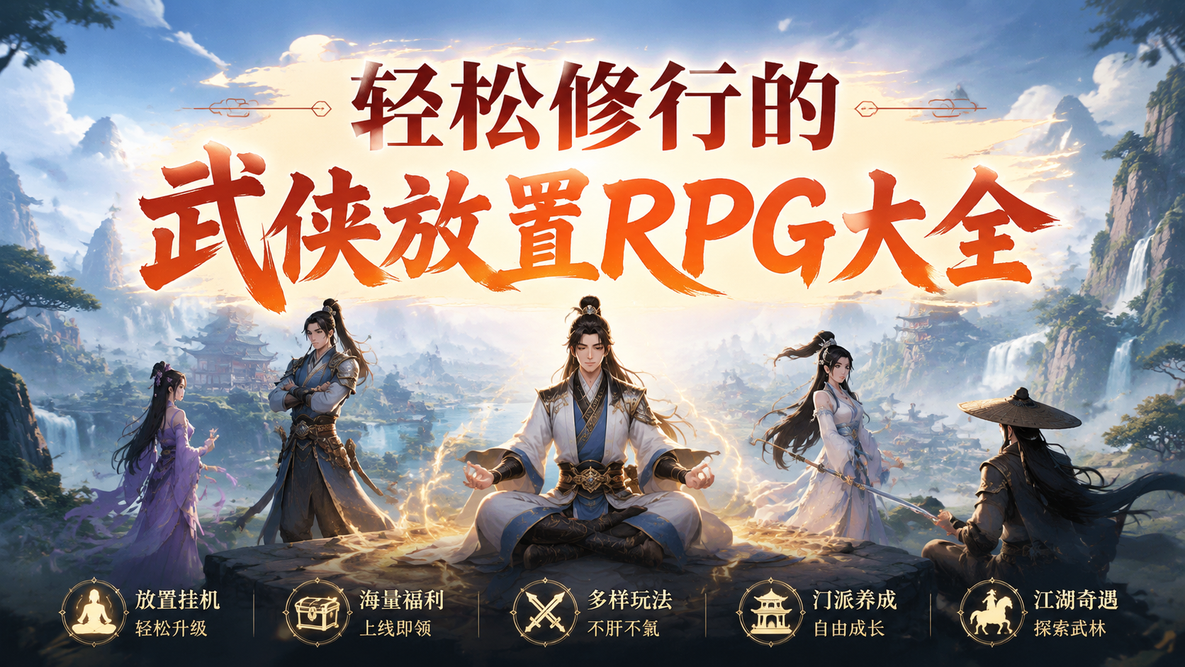 轻松修行的武侠放置RPG大全