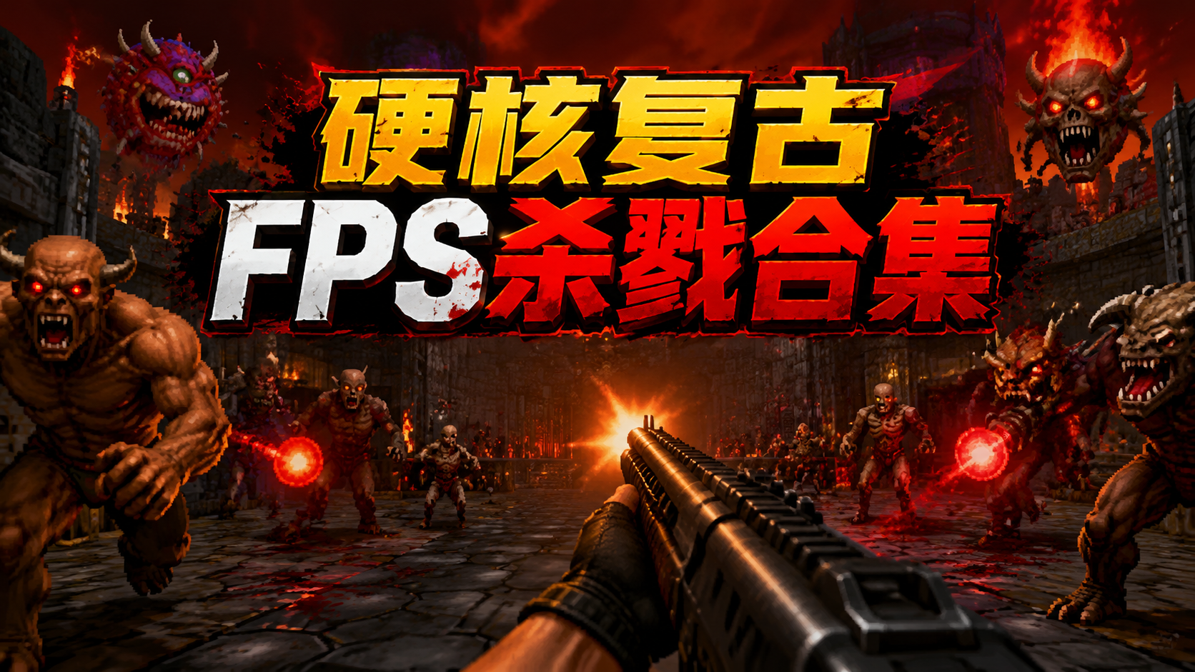 硬核复古FPS杀戮合集