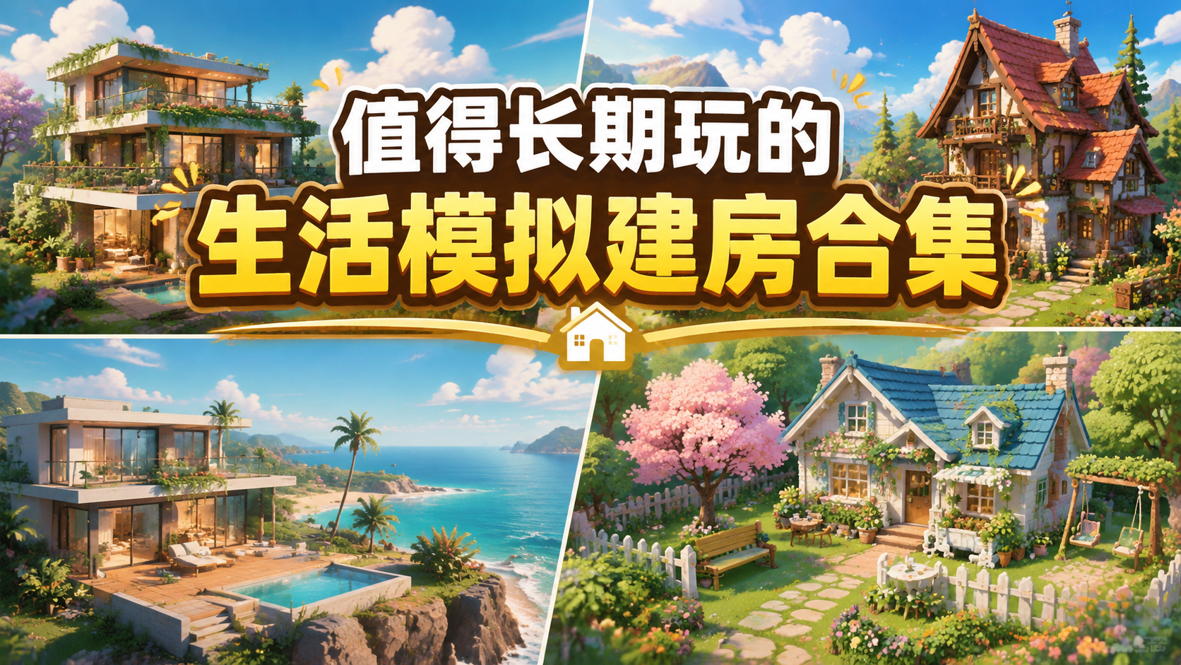 值得长期玩的生活模拟建房合集