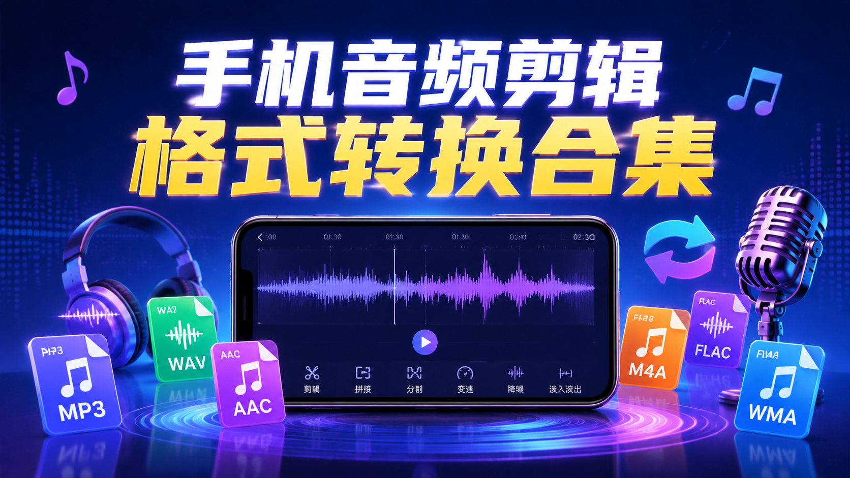手机音频剪辑格式转换合集