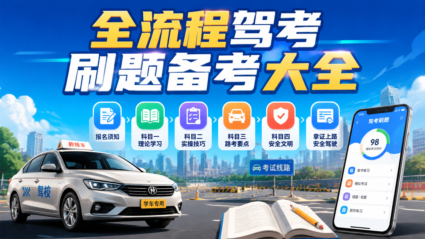 全流程驾考刷题备考大全
