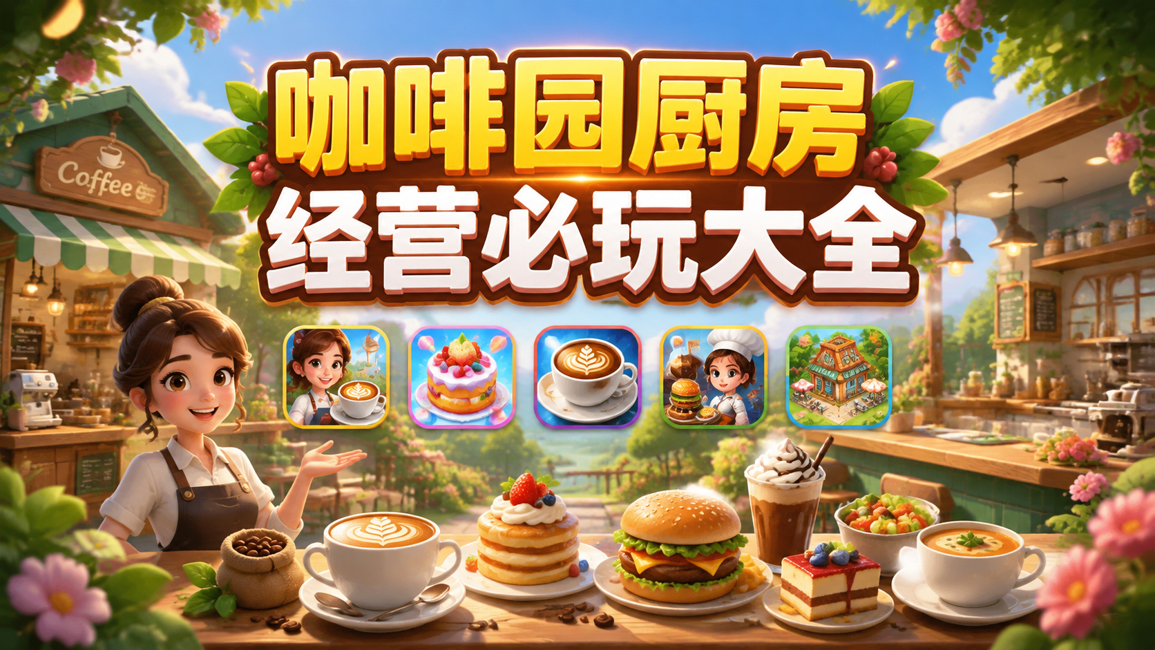 咖啡园厨房经营必玩大全