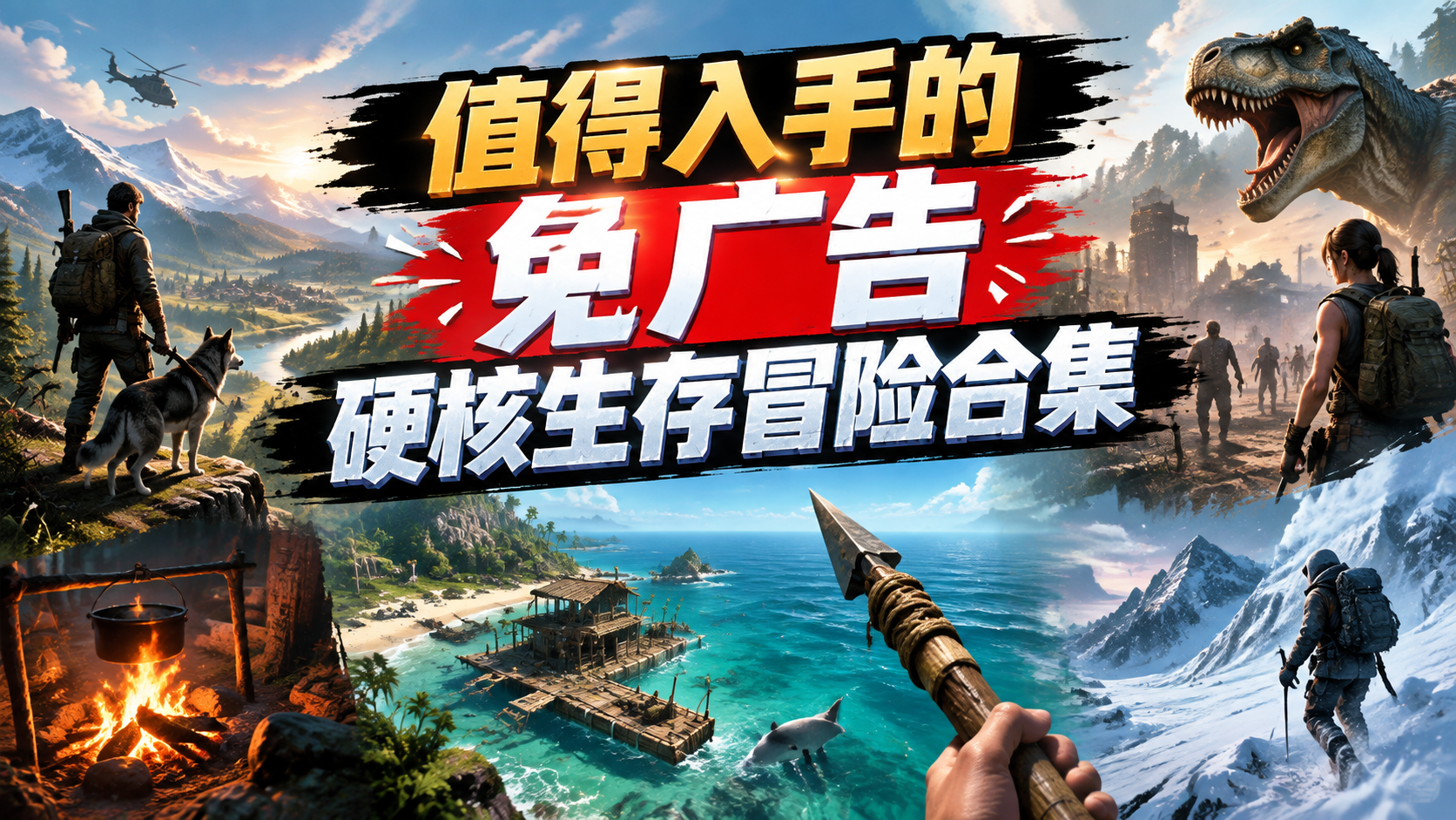 值得入手的免广告硬核生存冒险合集