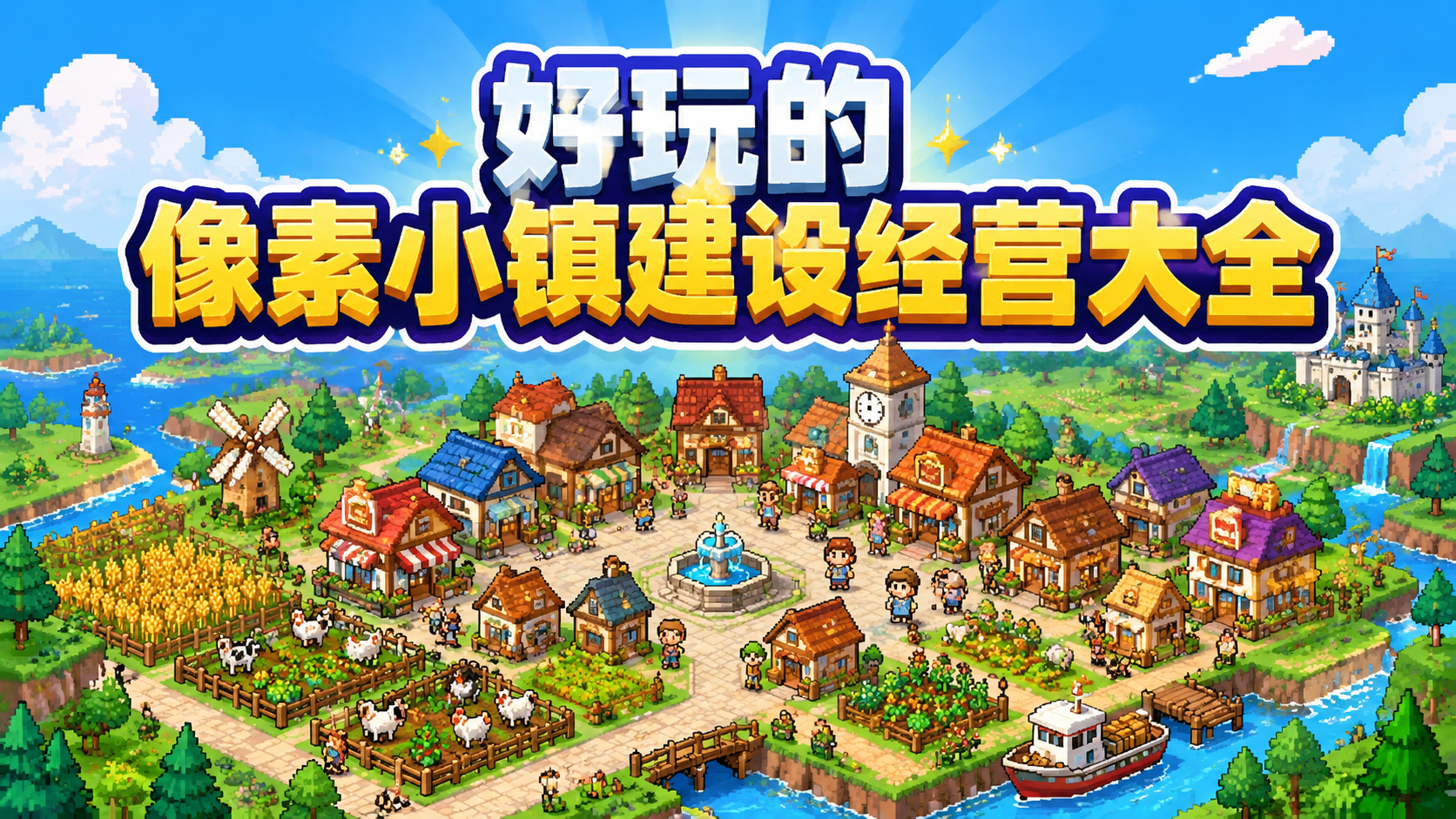 好玩的像素小镇建设经营大全