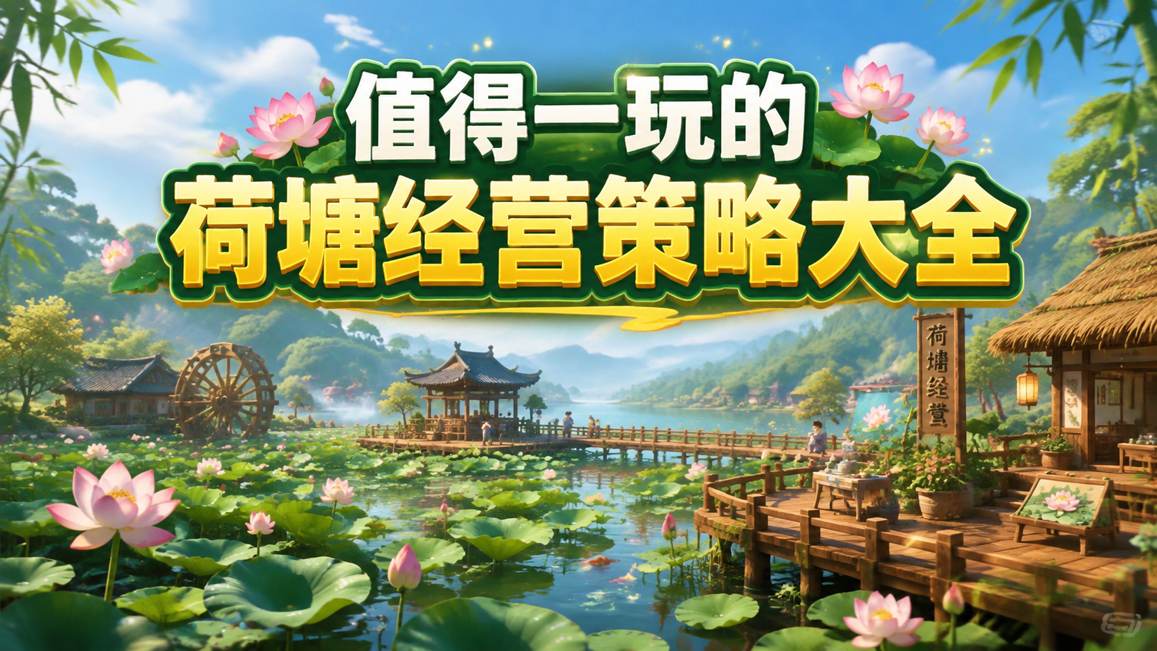 值得一玩的荷塘经营策略大全