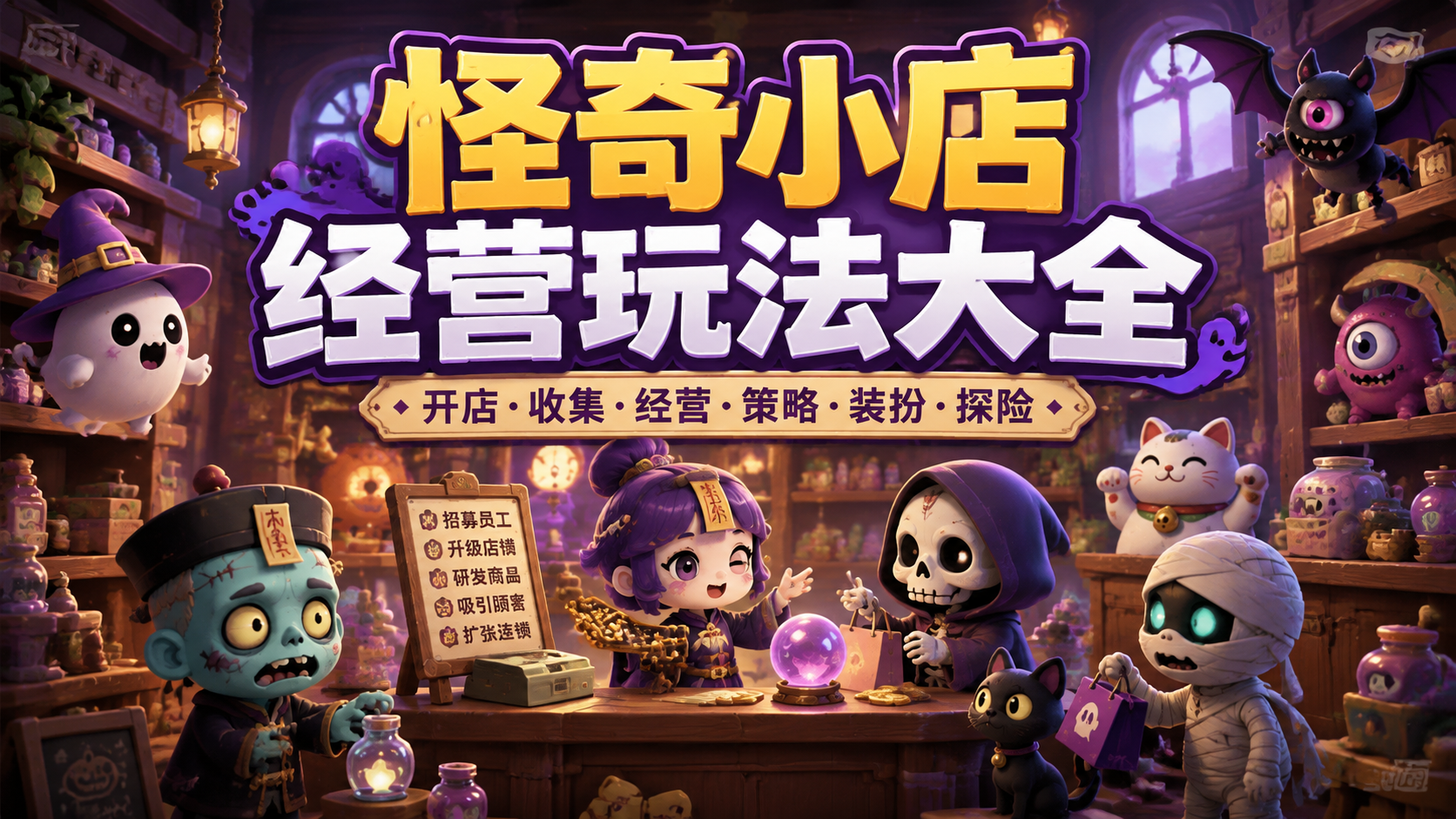 怪奇小店经营玩法大全