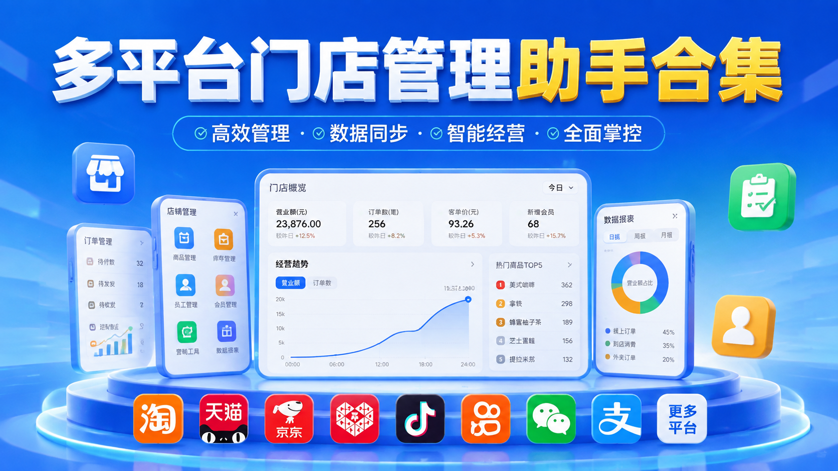 多平台门店管理助手合集