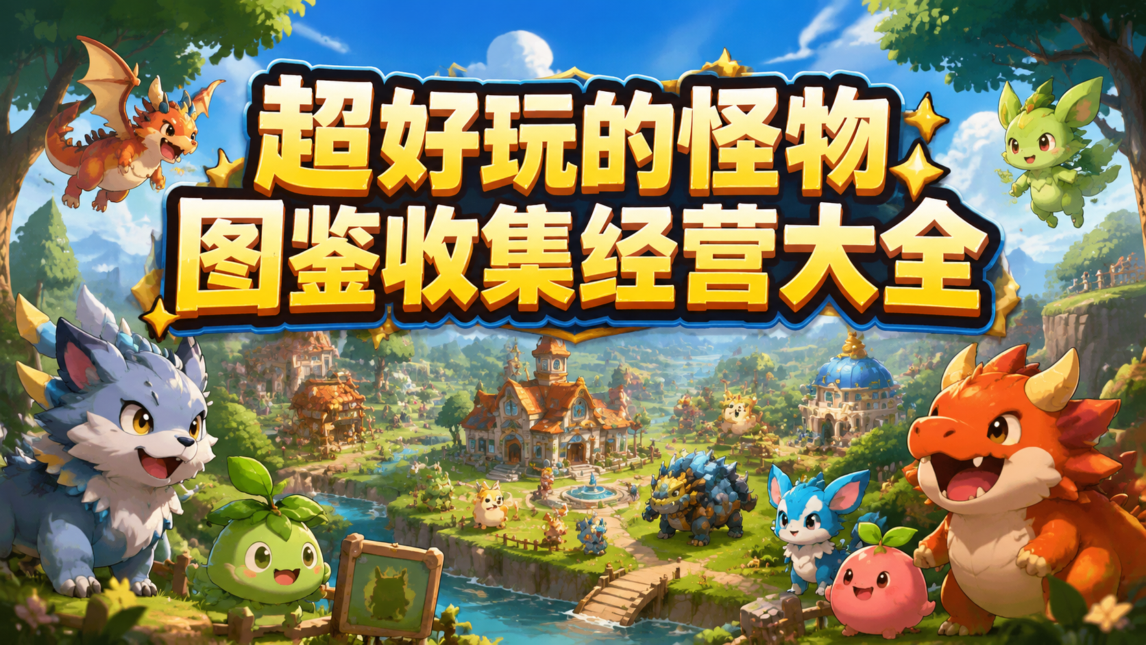 超好玩的怪物图鉴收集经营大全