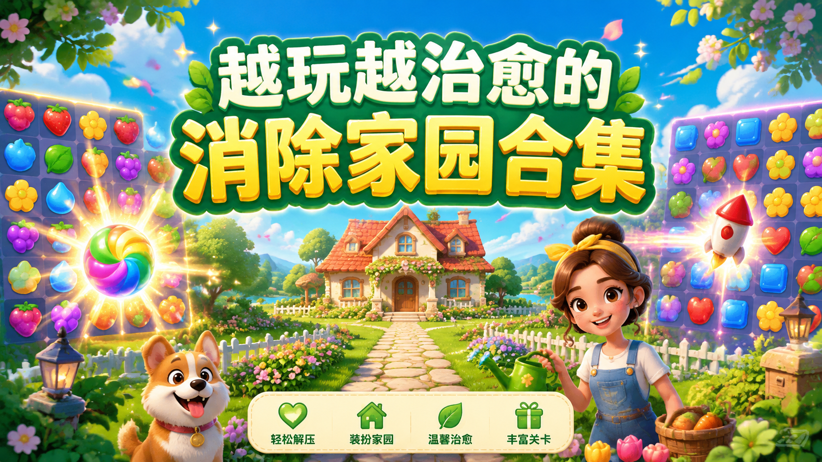 越玩越治愈的消除家园合集