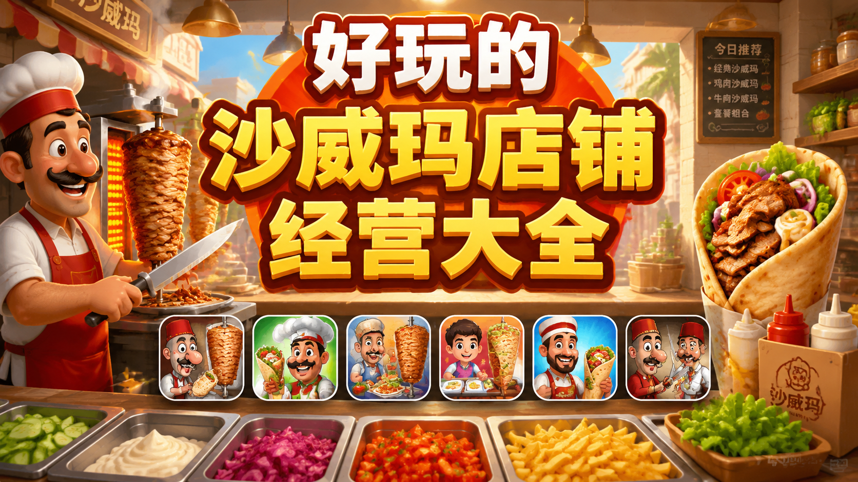 好玩的沙威玛店铺经营大全