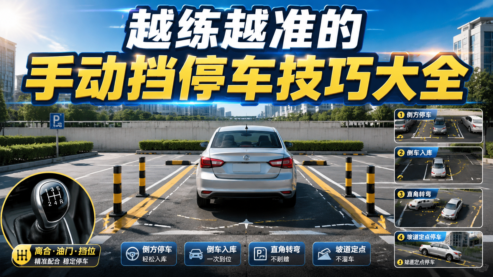 越练越准的手动挡停车技巧大全