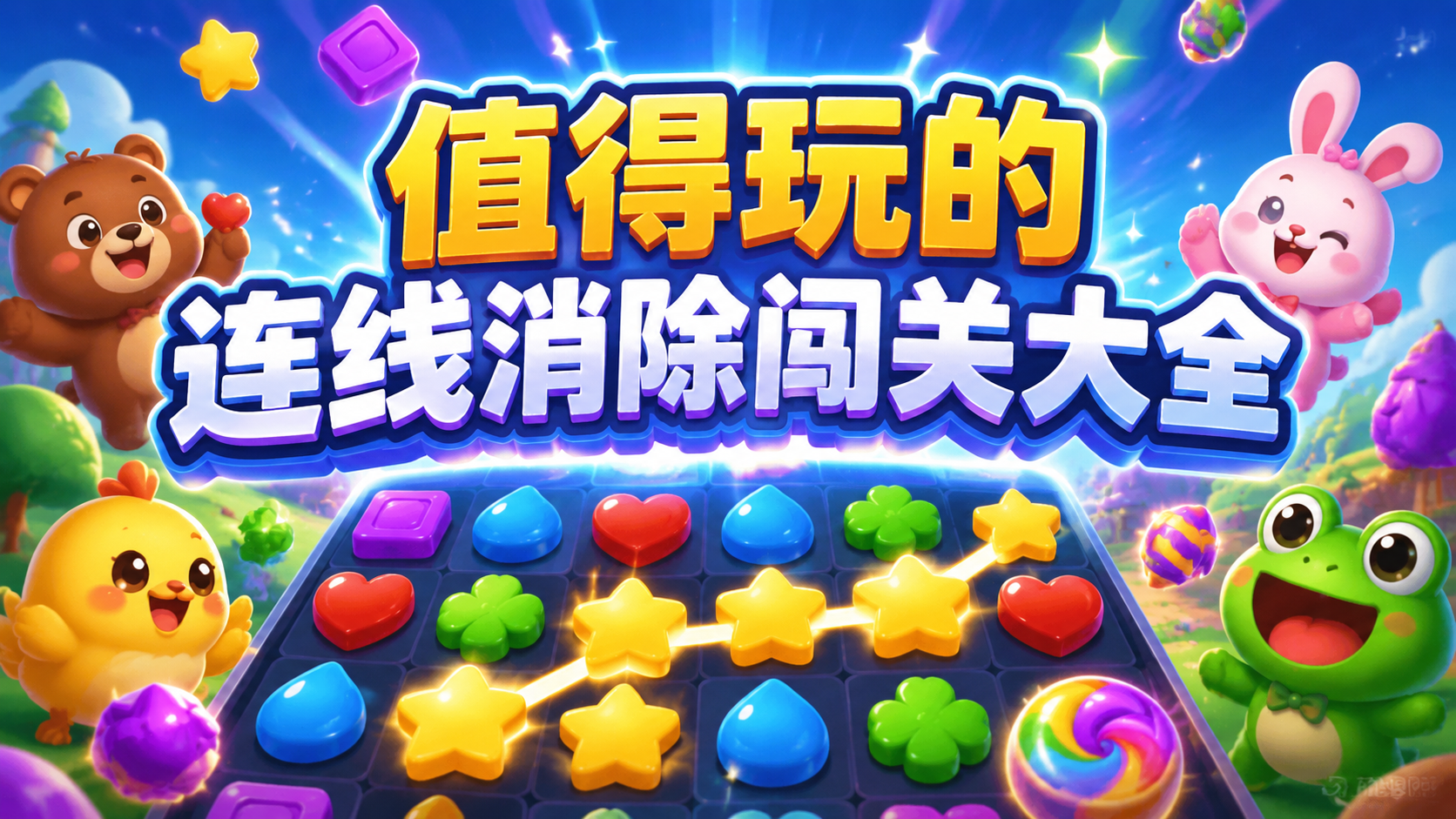 值得玩的连线消除闯关大全