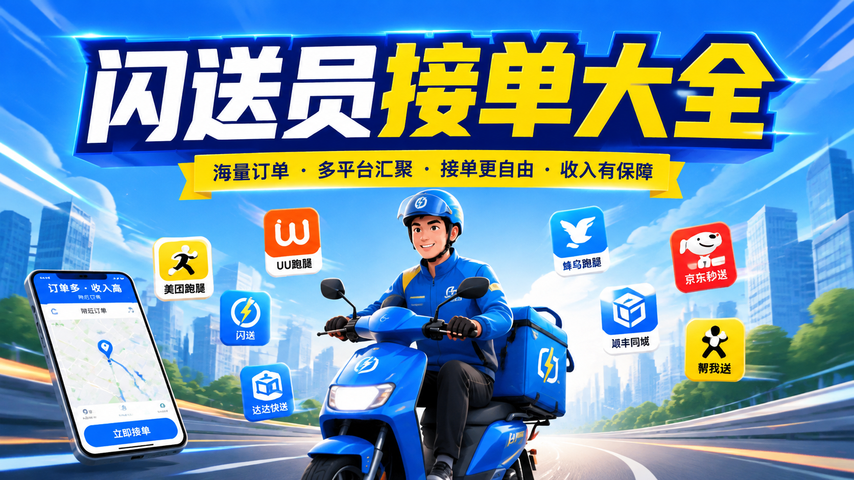 闪送员接单大全