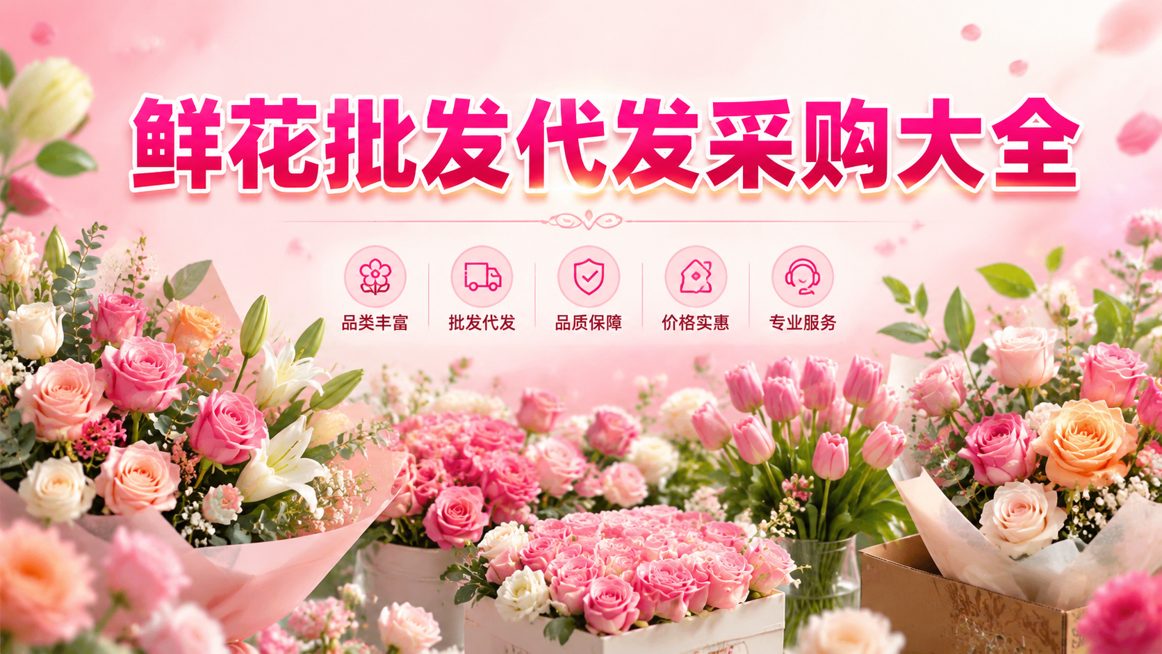 鲜花批发代发采购大全