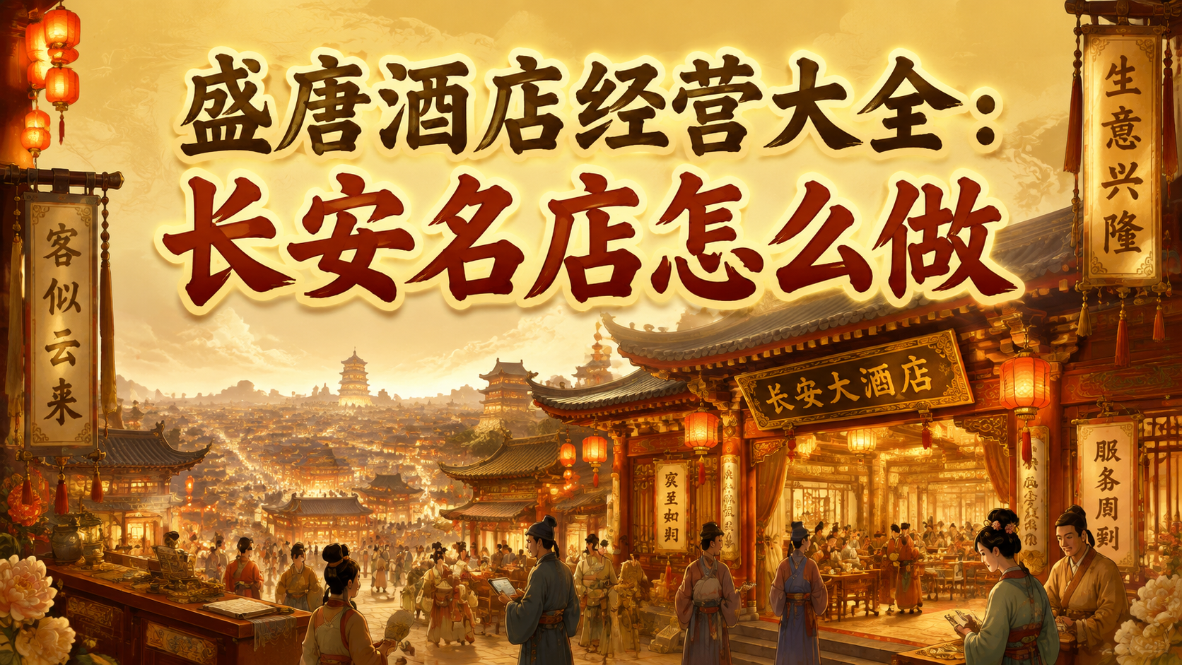 盛唐酒店经营大全：长安名店怎么做