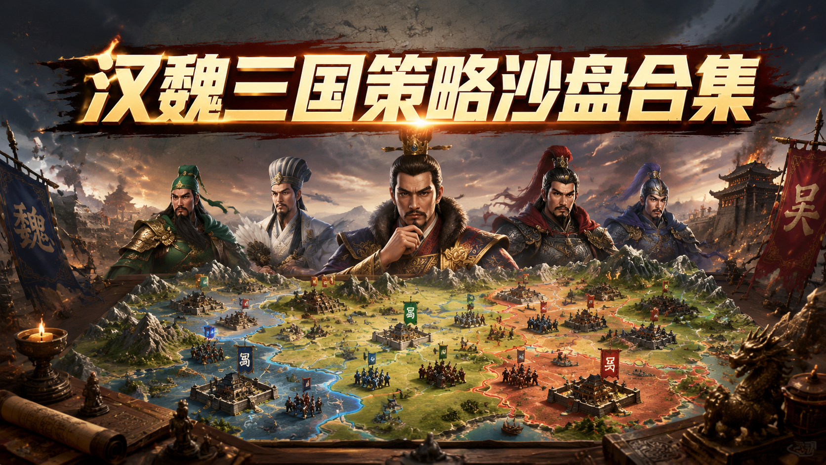 汉魏三国策略沙盘合集