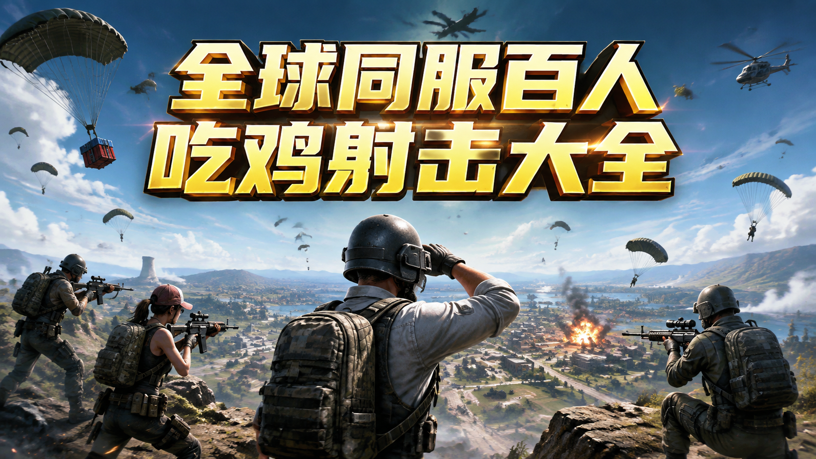 全球同服百人吃鸡射击大全