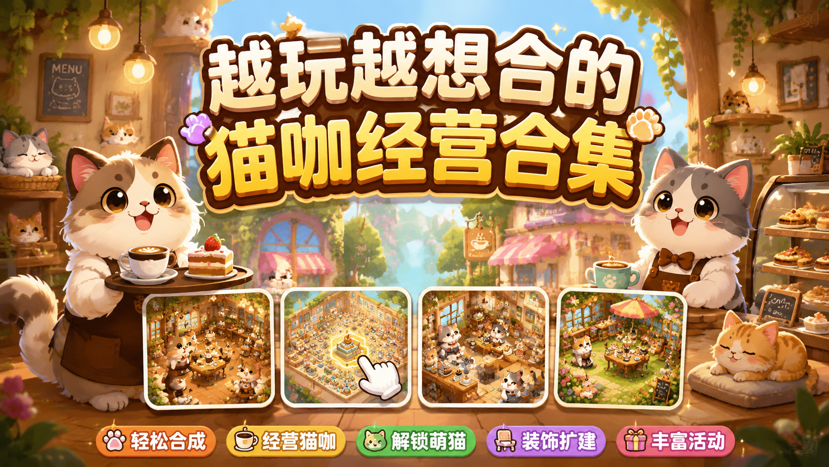 越玩越想合的猫咖经营合集