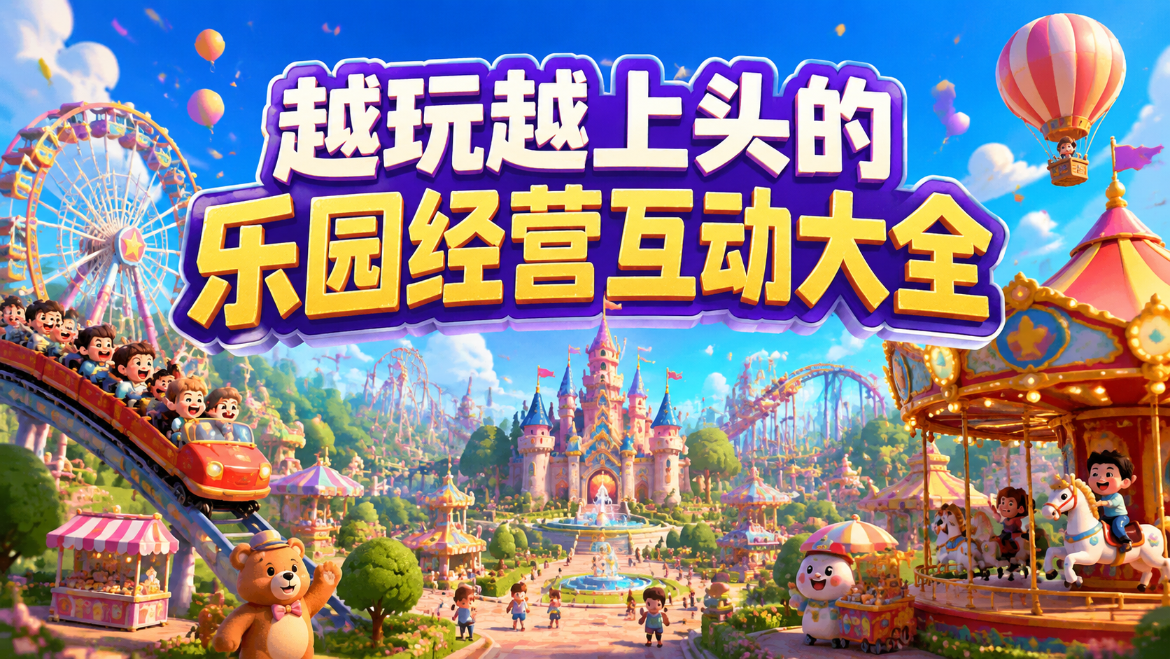 越玩越上头的乐园经营互动大全