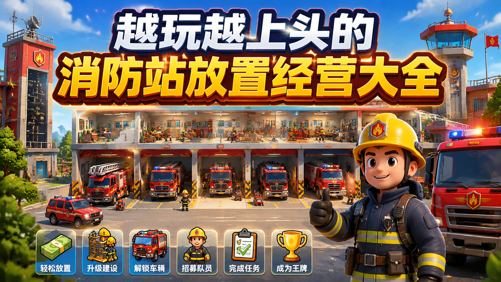越玩越上头的消防站放置经营大全