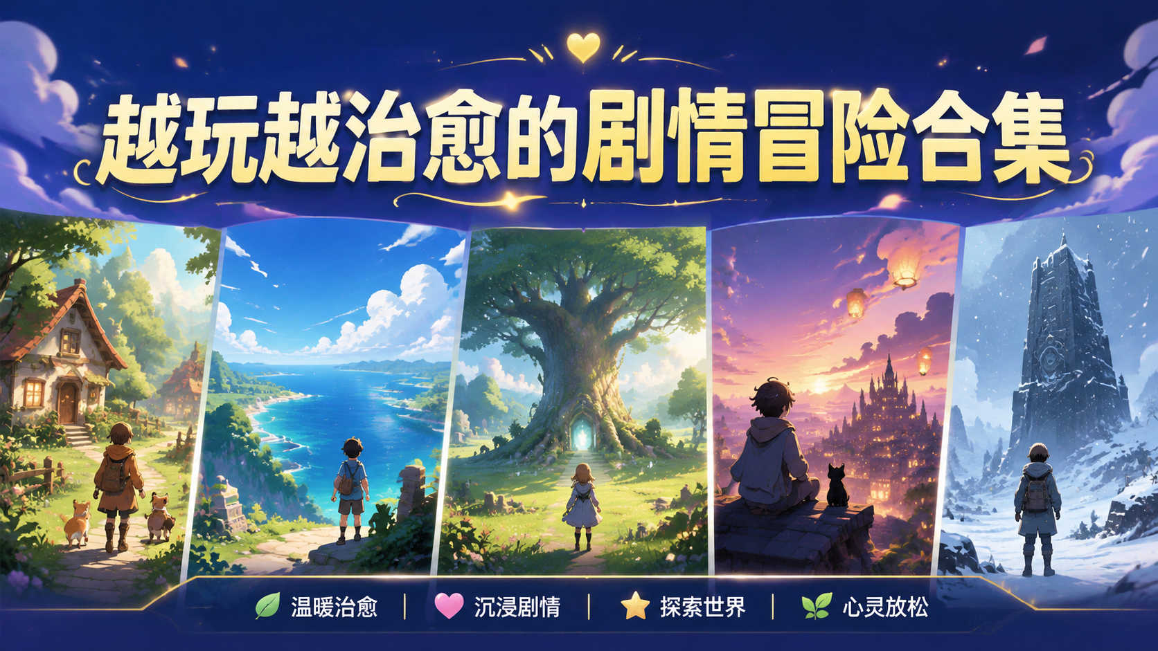 越玩越治愈的剧情冒险合集