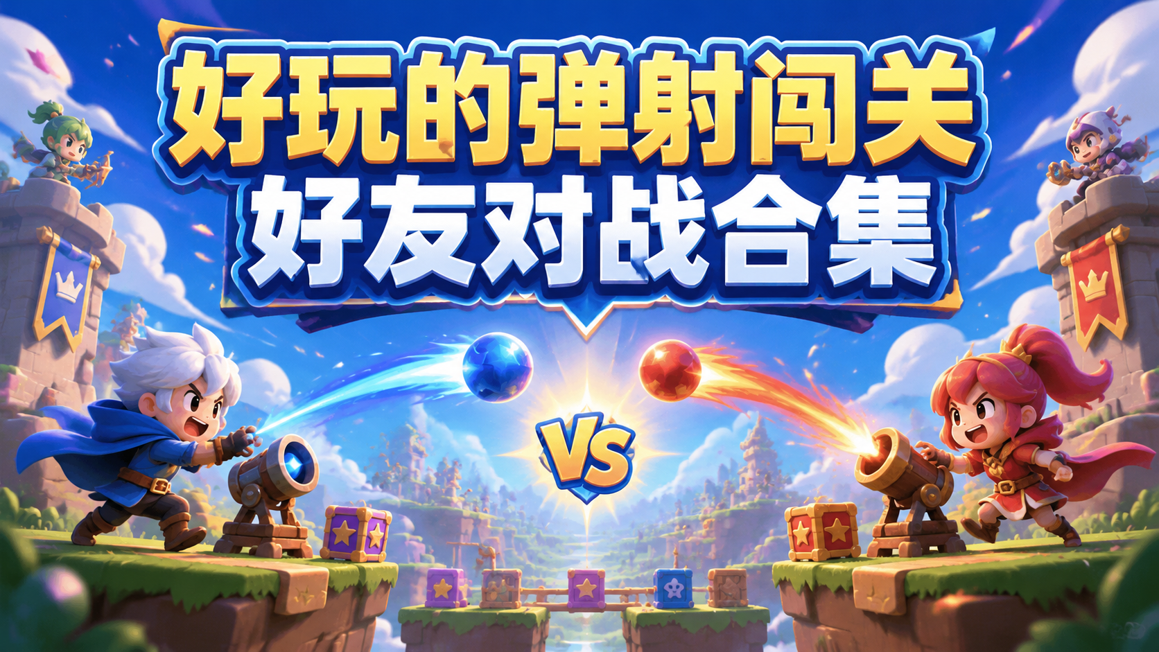 好玩的弹射闯关好友对战合集