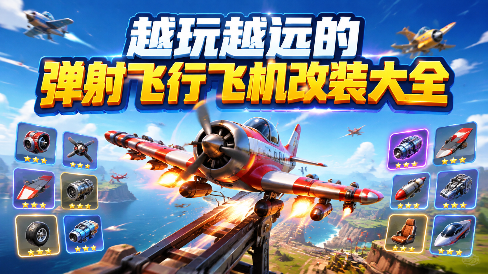 越玩越远的弹射飞行飞机改装大全