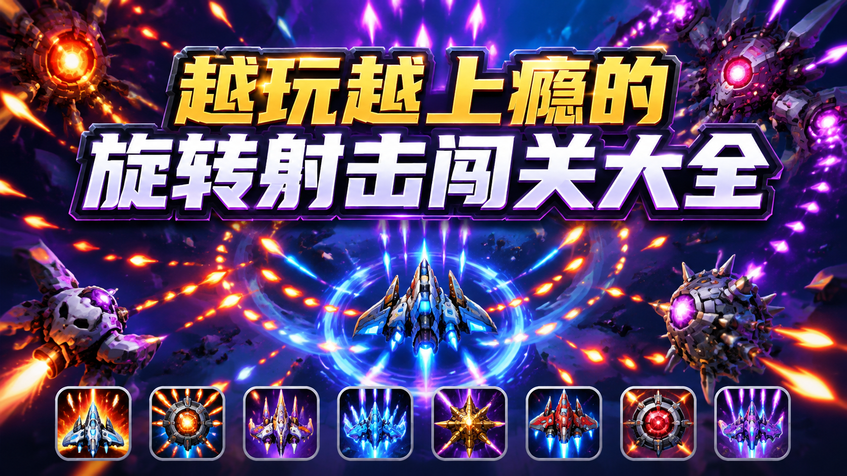越玩越上瘾的旋转射击闯关大全