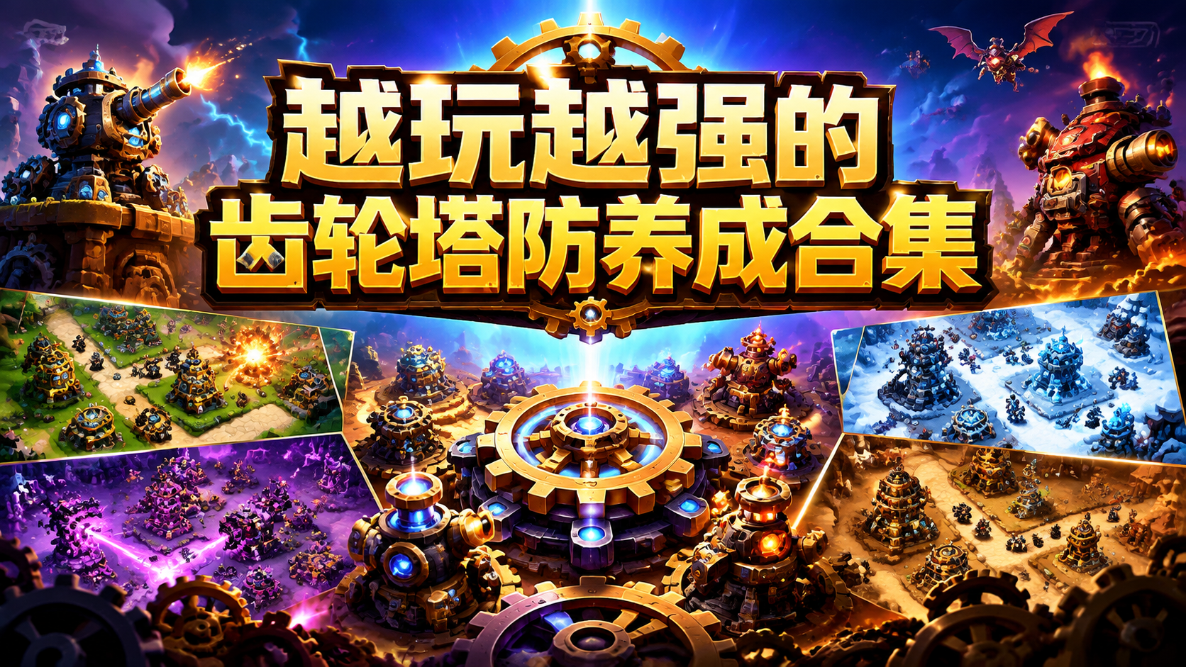 越玩越强的齿轮塔防养成合集