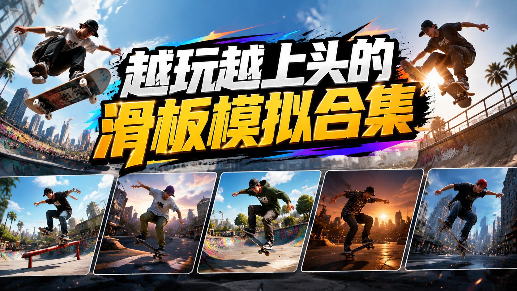 越玩越上头的滑板模拟合集