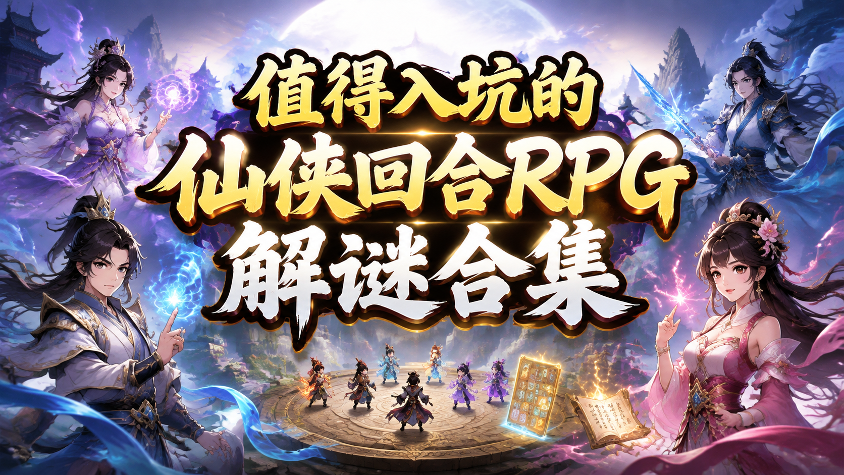 值得入坑的仙侠回合RPG解谜合集