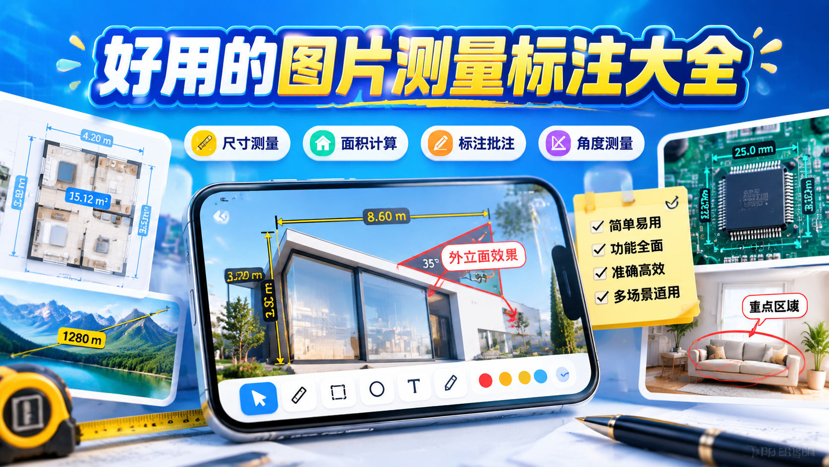 好用的图片测量标注大全
