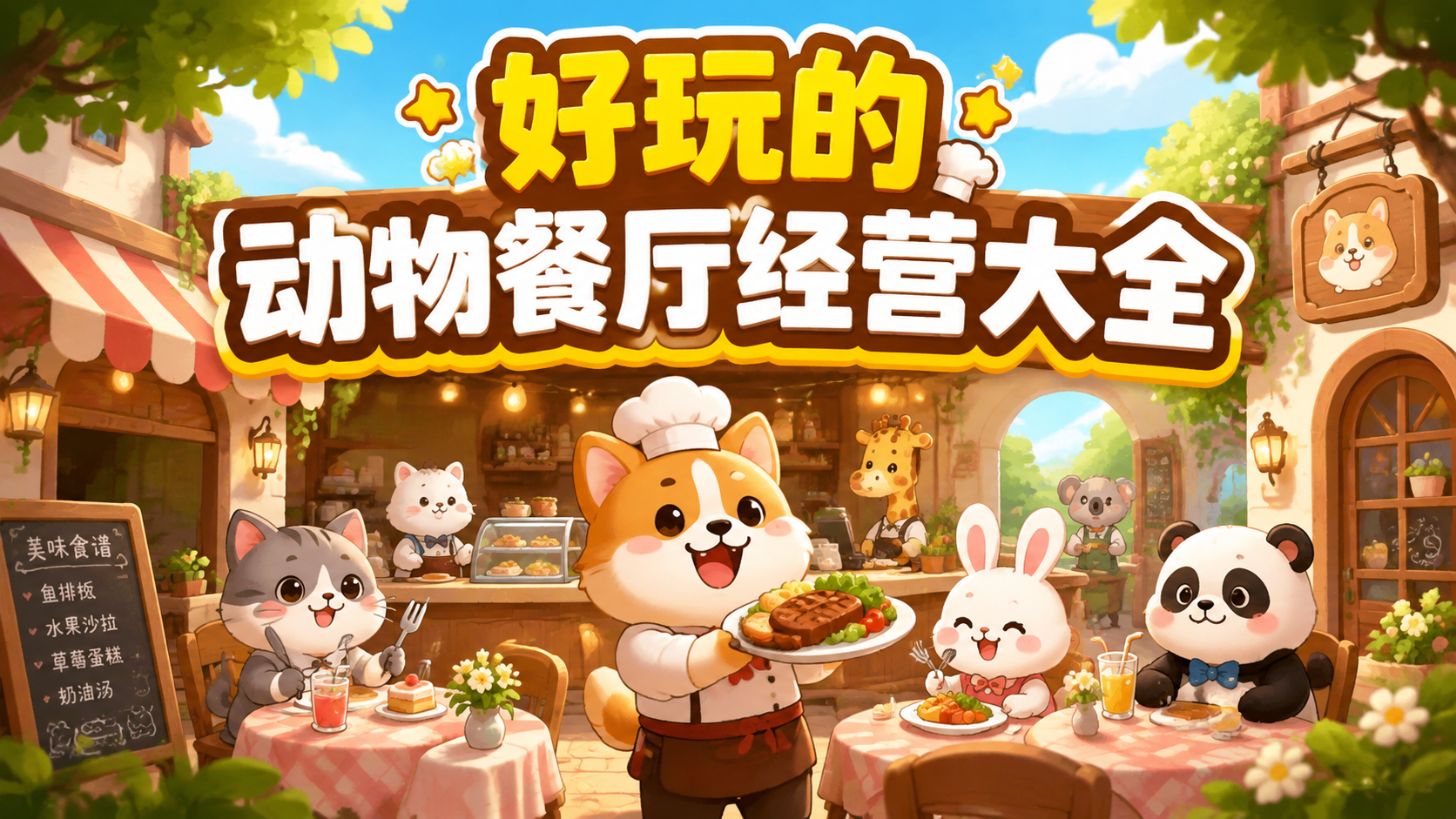 好玩的动物餐厅经营大全