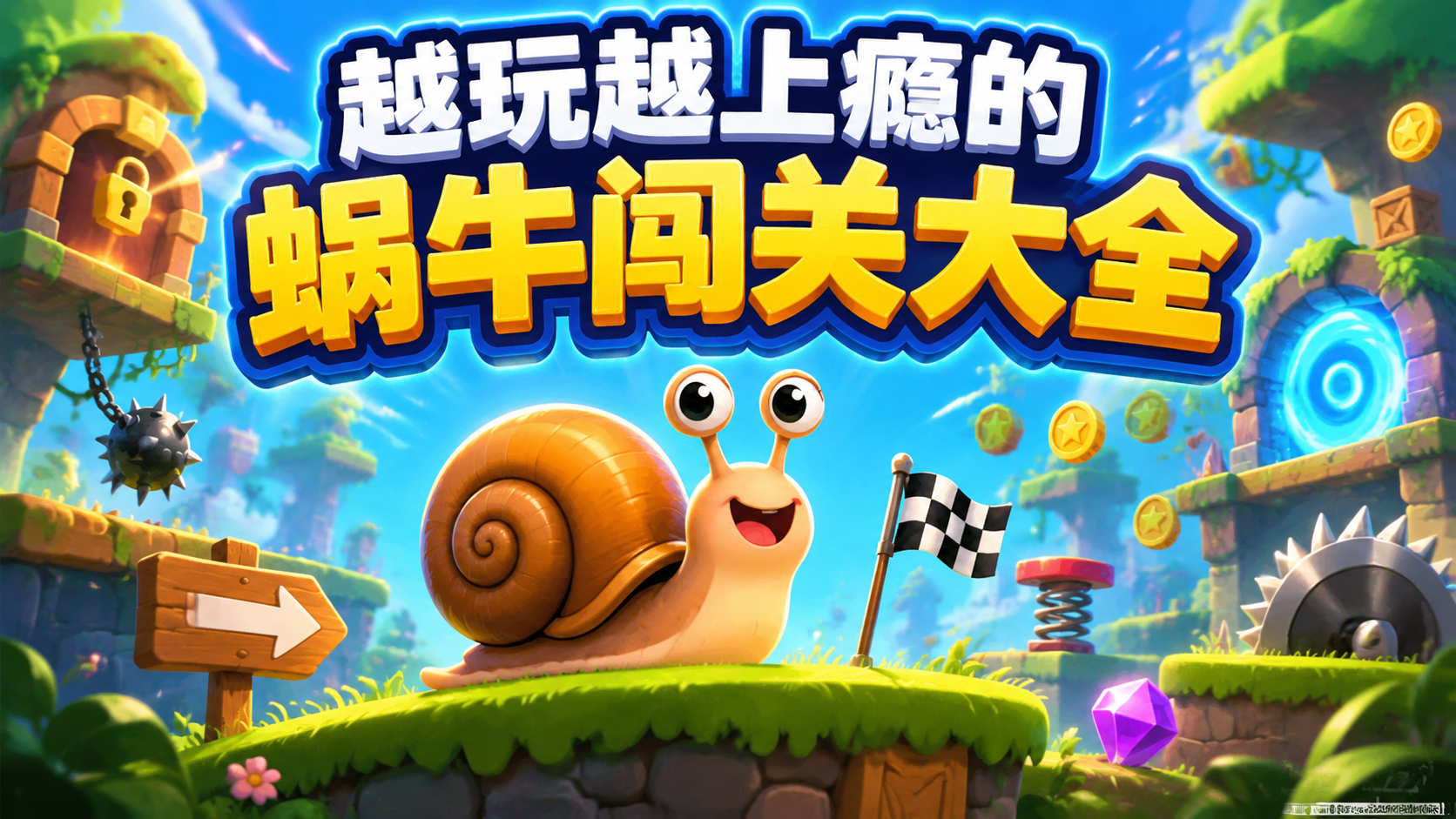越玩越上瘾的蜗牛闯关大全