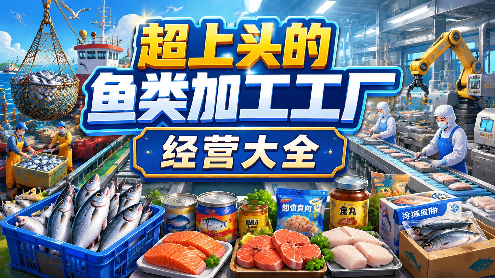 超上头的鱼类加工工厂经营大全
