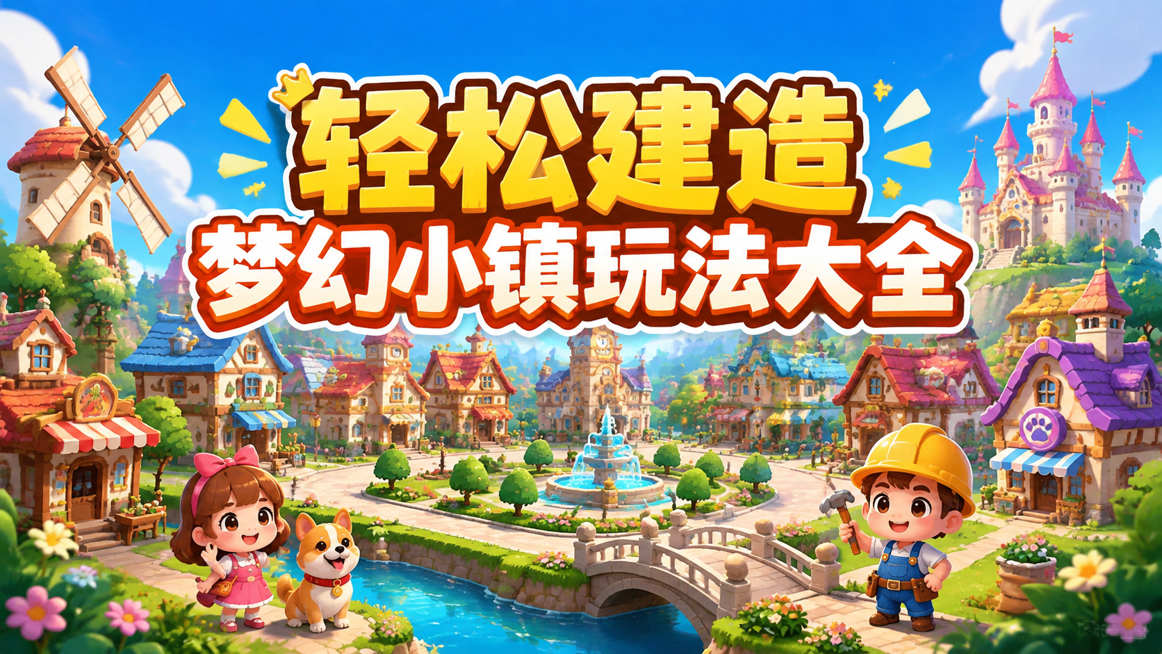 轻松建造梦幻小镇玩法大全