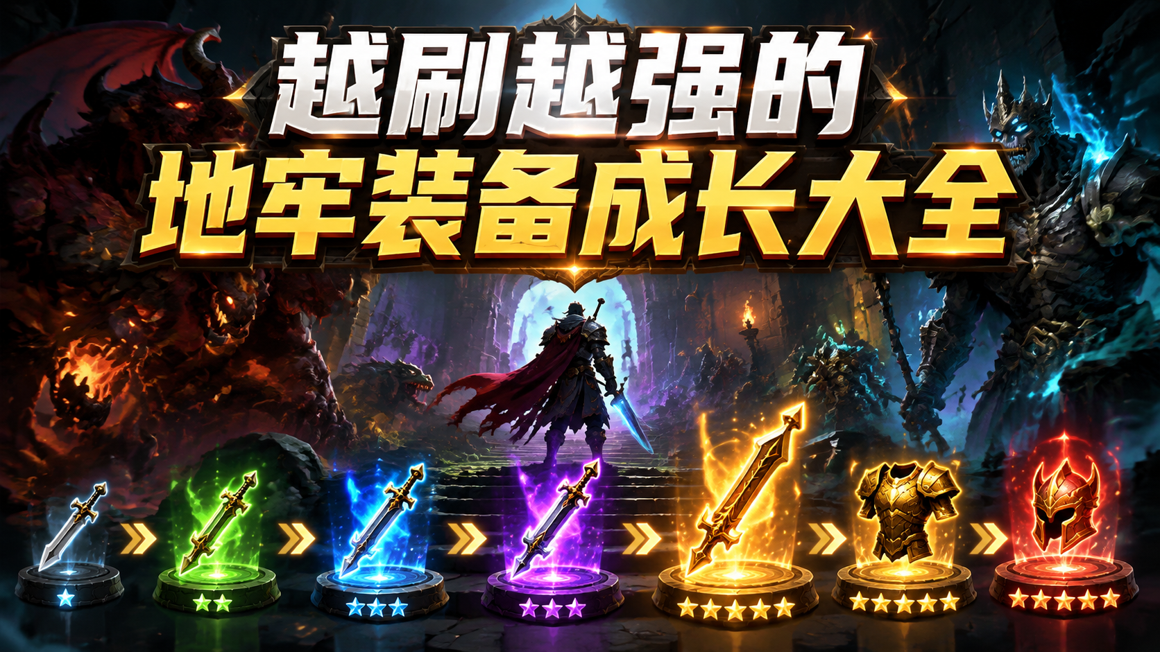 越刷越强的地牢装备成长大全