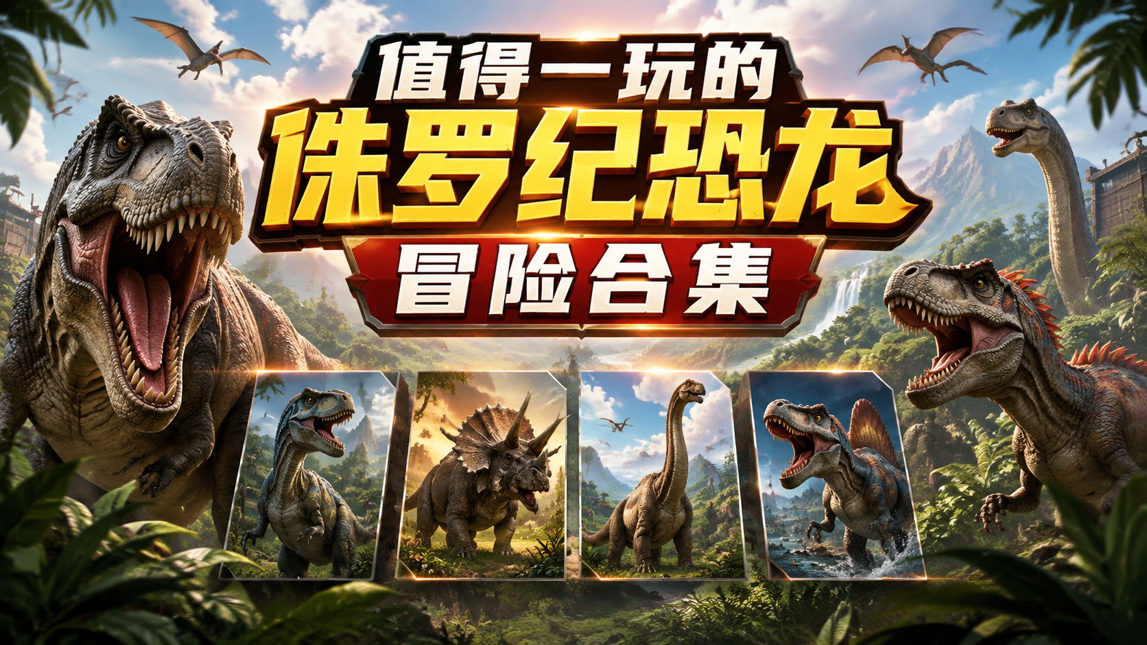 值得一玩的侏罗纪恐龙冒险合集