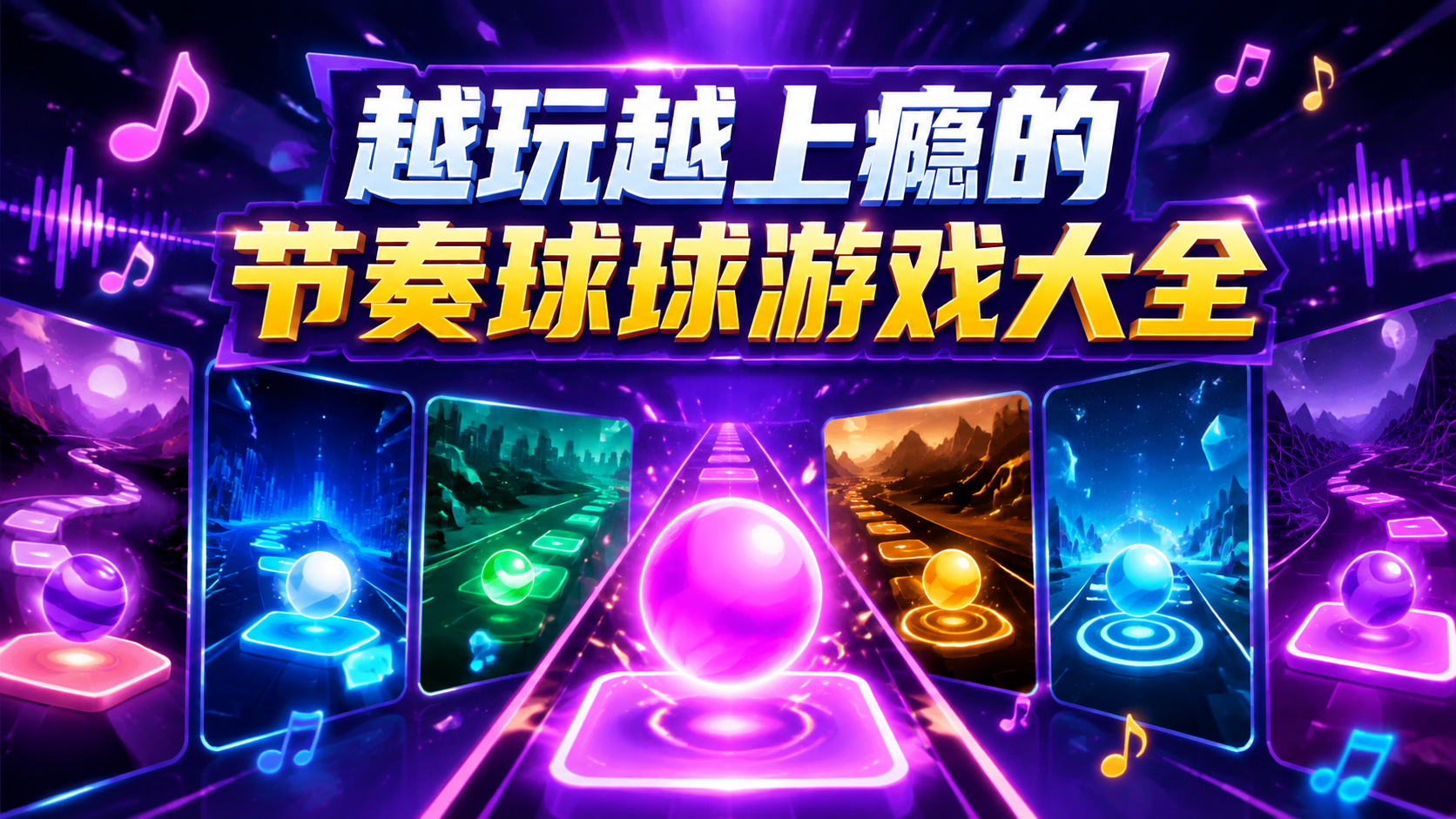 越玩越上瘾的节奏球球游戏大全